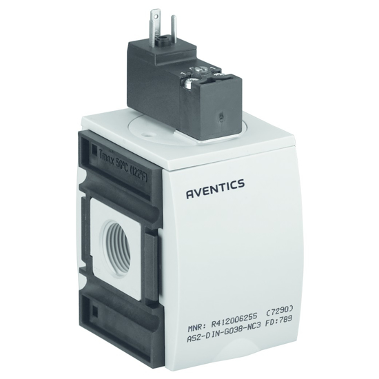 Imagen de Válvula de Corte Eléctrica AS2 Rosca 1/4G 2.5-10 bar 24Vcc